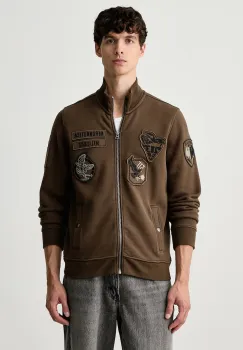 Aeronautica Militare  hanorac cu fermoar pentru barbati cu bumbac imagine