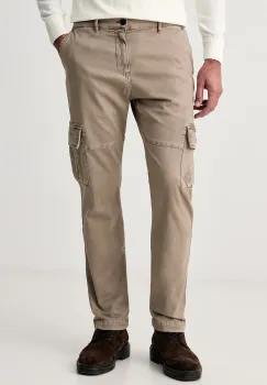 Aeronautica Militare  pantaloni cargo pentru barbati din bumbac cu elastan imagine