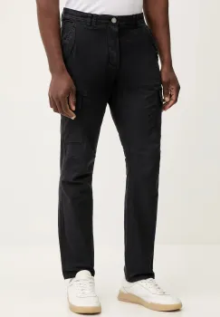 Aeronautica Militare pantaloni culoarea bleumarin, drept, PA1633UCT03399 imagine