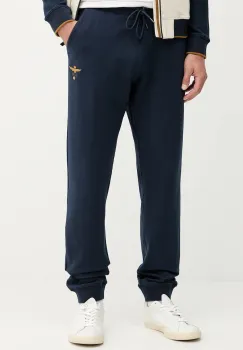 Aeronautica Militare pantaloni de trening culoarea bleumarin, uni, PF0872UF00459 imagine