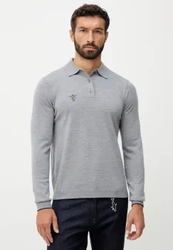 Aeronautica Militare pulover de lana culoarea gri, light, MA1607UL00415 imagine