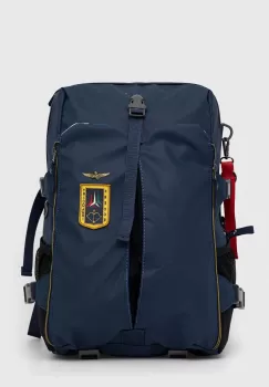 Aeronautica Militare rucsac barbati, culoarea albastru marin, mare, cu imprimeu imagine