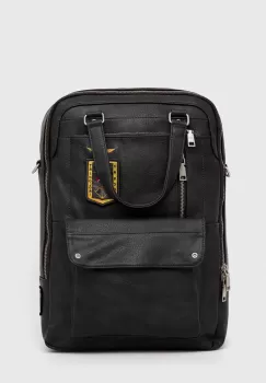Aeronautica Militare rucsac barbati, culoarea gri, mare, neted imagine