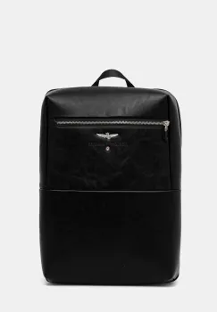 Aeronautica Militare rucsac culoarea negru, mare, uni, AM564 imagine