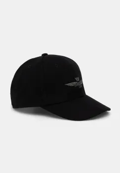 Aeronautica Militare sapca captusita cu lana culoarea negru, HA1085UCT02333 imagine
