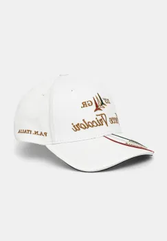 Aeronautica Militare sapca de baseball din bumbac culoarea alb, cu imprimeu, HA1205CT3299 imagine