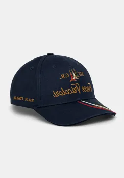 Aeronautica Militare sapca de baseball din bumbac culoarea albastru marin, cu imprimeu, HA1205CT3299 imagine
