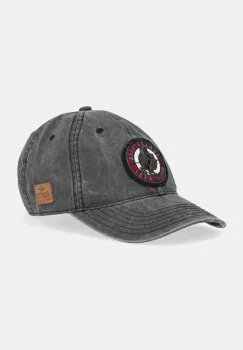 Aeronautica Militare sapca de baseball din bumbac culoarea negru, cu imprimeu, HA1211CT2476 imagine