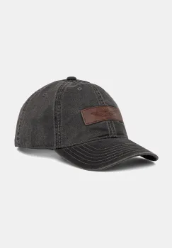 Aeronautica Militare sapca de baseball din bumbac culoarea negru, HA1133UCT02476 imagine