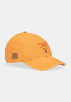 Aeronautica Militare sapca de baseball din bumbac culoarea portocaliu, cu imprimeu, HA1204CT2476 imagine