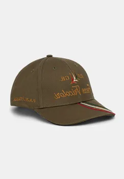 Aeronautica Militare sapca de baseball din bumbac culoarea verde, cu imprimeu, HA1205CT3299 imagine