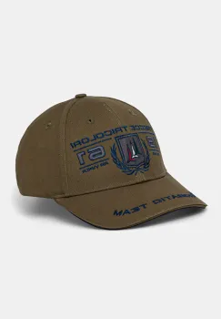 Aeronautica Militare sapca de baseball din bumbac culoarea verde, cu imprimeu, HA1206CT3299 imagine