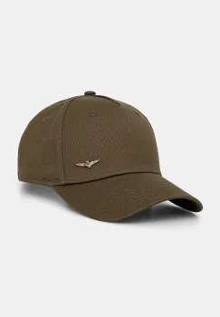 Aeronautica Militare sapca de baseball din bumbac culoarea verde, HA1122UCT02848 imagine