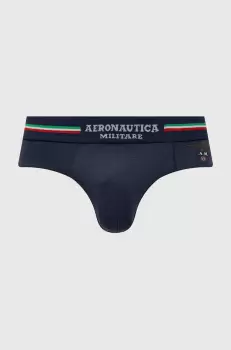 Aeronautica Militare Slip (2-pack) barbati, culoarea albastru marin imagine