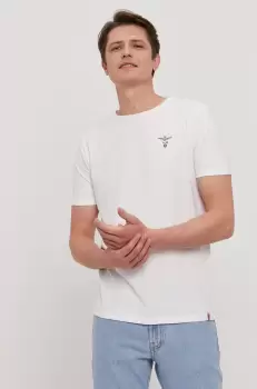 Aeronautica Militare Tricou barbati, culoarea alb, material neted imagine