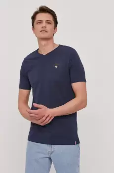 Aeronautica Militare Tricou barbati, culoarea albastru marin, material neted imagine