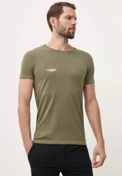 Aeronautica Militare tricou barbati, culoarea verde, cu imprimeu, AM1UTI003 imagine