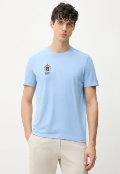 Aeronautica Militare tricou din bumbac barbati, cu imprimeu, TS2391J592 imagine