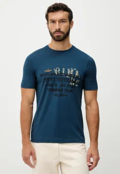 Aeronautica Militare tricou din bumbac cu imprimeu, TS2479UJ00641 imagine