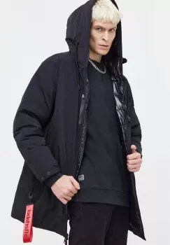 After Label geaca de puf barbati, culoarea negru, de iarna imagine