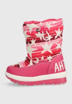 Agatha Ruiz de la Prada cizme de iarna copii culoarea roz imagine