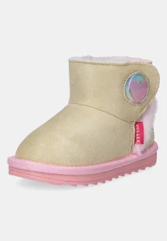 Agatha Ruiz de la Prada cizme de iarna pentru copii culoarea bej, 251985 imagine