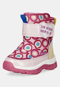 Agatha Ruiz de la Prada cizme de iarna pentru copii culoarea roz, 251990 imagine