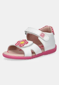Agatha Ruiz de la Prada sandale din piele pentru copii culoarea alb, 252901 imagine
