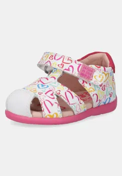 Agatha Ruiz de la Prada sandale din piele pentru copii culoarea alb, 252902 imagine