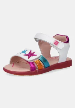 Agatha Ruiz de la Prada sandale din piele pentru copii culoarea alb, 252960 imagine