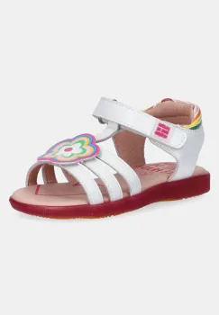 Agatha Ruiz de la Prada sandale din piele pentru copii culoarea alb, 252963 imagine