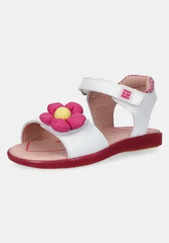 Agatha Ruiz de la Prada sandale din piele pentru copii culoarea alb, 252964 imagine