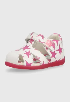 Agatha Ruiz de la Prada sandale din piele pentru copii culoarea alb imagine