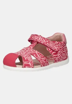 Agatha Ruiz de la Prada sandale din piele pentru copii culoarea roz, 252902 imagine