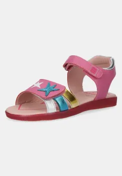 Agatha Ruiz de la Prada sandale din piele pentru copii culoarea roz, 252960 imagine