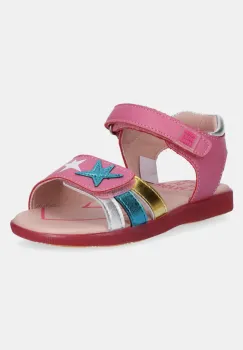 Agatha Ruiz de la Prada sandale din piele pentru copii culoarea roz, 252960 imagine