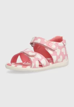 Agatha Ruiz de la Prada sandale din piele pentru copii culoarea roz imagine