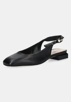 AGL pantofi de piele Angie L Spike culoarea negru, cu toc drept, cu toc deschis, D557007PCSOFTY0000 imagine