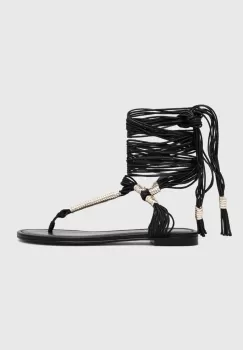 AGL sandale Summer Gladiator femei, culoarea negru, D656083PHKL0561013 imagine