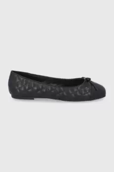 Aldo Balerini de piele culoarea negru, cu toc plat imagine
