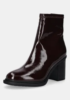 Aldo botine XIOMARA culoarea bordo, cu toc drept, 14116562 imagine