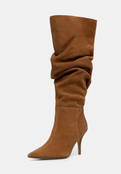 Aldo cizme din piele intoarsa KIMMIA culoarea maro, cu toc cui, 14166954 imagine