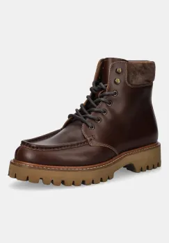 Aldo ghete de piele GRIER culoarea maro, 14135024 imagine