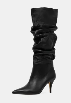 Aldo ghete de piele KIMMIA culoarea negru, cu toc cui, 14116719 imagine