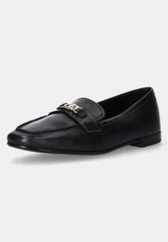 Aldo mocasini de piele JOANA femei, culoarea negru, cu toc plat, 13917698 imagine