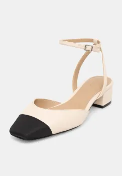 Aldo pantofi cu toc 13917609 culoarea bej, cu toc drept, cu toc deschis, ADRIENA imagine