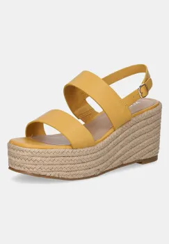Aldo pantofi cu toc KEONI culoarea galben, 13966661 imagine