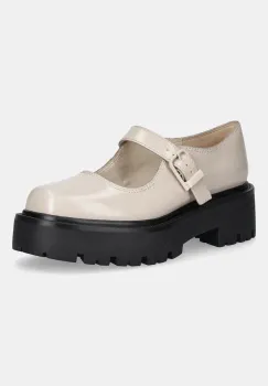 Aldo pantofi de piele ARIGON culoarea bej, cu platforma, 14058777 imagine