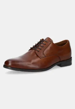 Aldo pantofi de piele HANFORDDA-IN barbati, culoarea maro, 13912342 imagine