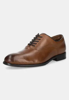 Aldo pantofi de piele TOLEDO barbati, culoarea maro, 13963621 imagine